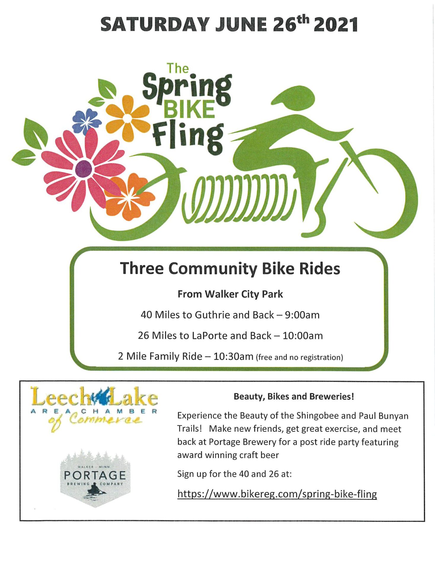 Walker Spring Bike Fling 2020 | Leech Lake Area Chamber