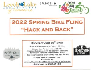 2022 spring bike fling - Saturday June 25th 2022 at Walker City Park at 10am