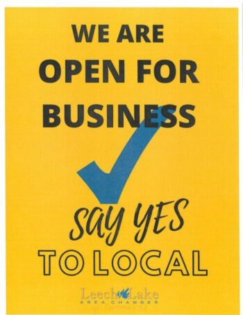 We are Open for Business, Say Yes to Local