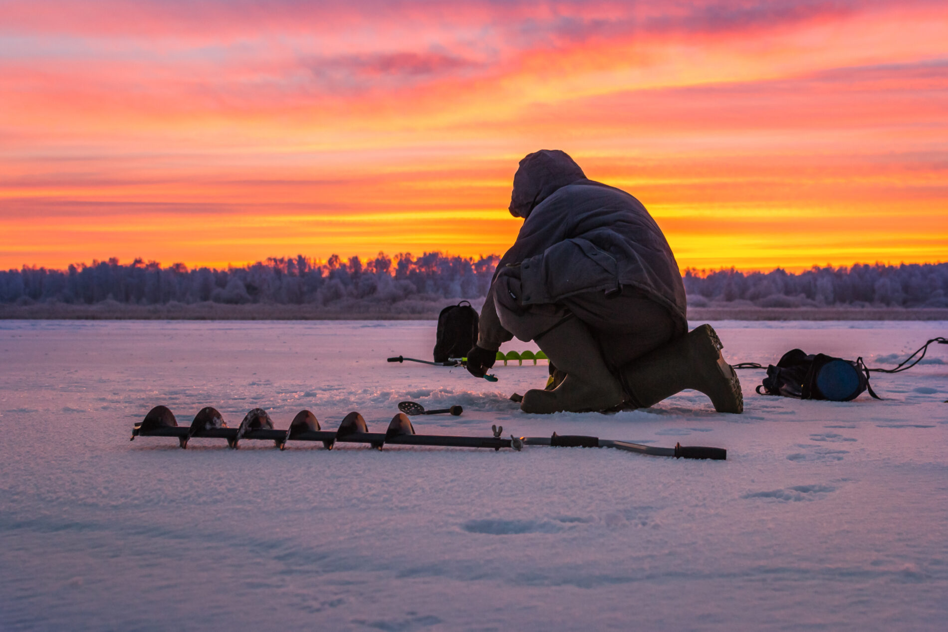 What I Learned Ice Fishing Leech for the First Time - And My First