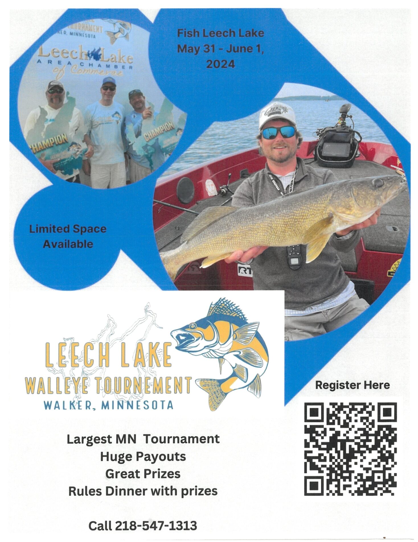 Leech Lake Walleye Tournament -Registration Open